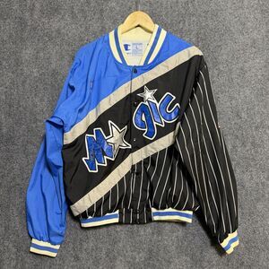 NBA Vintage Orlando Magic 90s Champion Basketball Bomber Jacket Size Large
